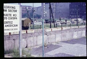 Grenze Wilhelmstr. 26.7.62.