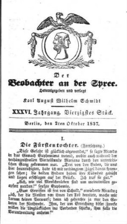 40. Stueck, 2. Oktober 1837