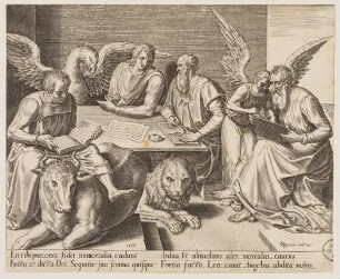 Die vier Evangelisten und ihre Symbole