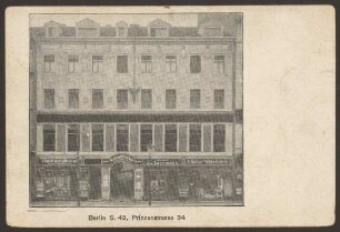 Ansichtskarte Prinzenstraße 34
