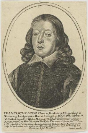 Bildnis des Franciscvs Egon, Comes in Furstenberg