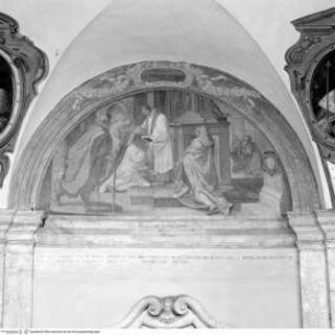 Freskenzyklus zum Leben des heiligen Franziskus von Paola, Die Investitur des heiligen Franziskus von Paola