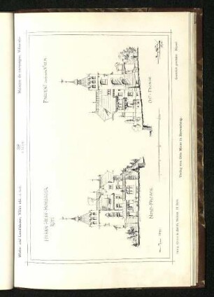 Tafel 38: Villa Hess-Honegger in Rüti, Kanton Zürich: Nord-Fassade, Ost-Fassade