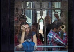 Türkei. Istanbul. Hoca Pasa Mh. Strassenbahn Haltestelle