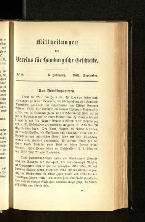 Aus Familienpapieren.