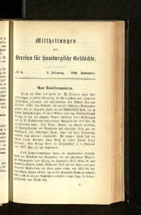 Aus Familienpapieren.