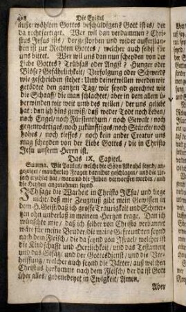408-419, Das IX. - XIII. Capitel