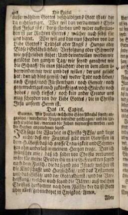 408-419, Das IX. - XIII. Capitel