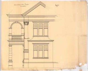 Villa Kuypers, Emsdetten: Fassadendetail