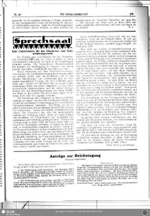 Anträge zur Reichstagung