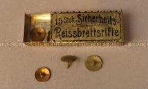Schachtel mit (15) Sicherheits-Reissbrettstiften