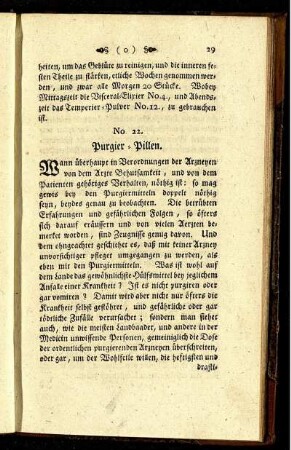 No. 22. Purgier-Pillen.