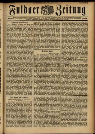 Ausgabe vom Samstag, den 13. Juni 1891.