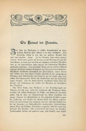 Die Heimat der Neunten.