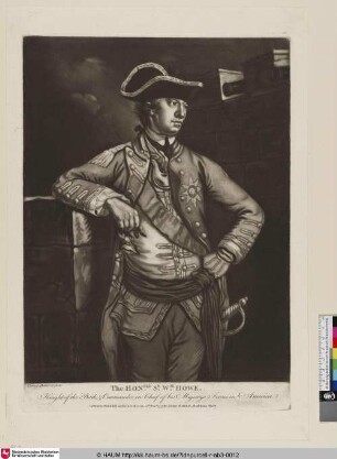 The honourable Sir William Howe