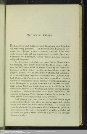 Zur zweiten Auflage
