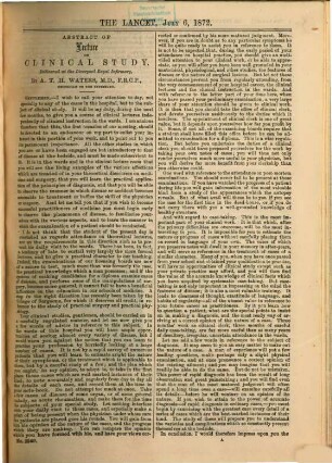 The lancet. 1872, Vol. 2