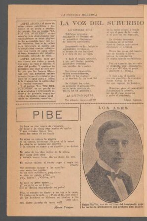 La voz del suburbio : La ciudad rica [y] La ciudad pobre