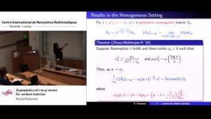 Asymptotics of r-to-p norms for random matrices