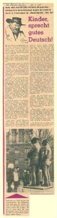Zeitungsausschnitte - Zilles 110. Geburtstag
