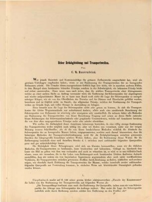 Vorlegeblätter zur Strassen- und Eisenbahnbaukunde : mit erläuterndem Texte und einer Abhandlung über Erdabgleichung und Transportweiten