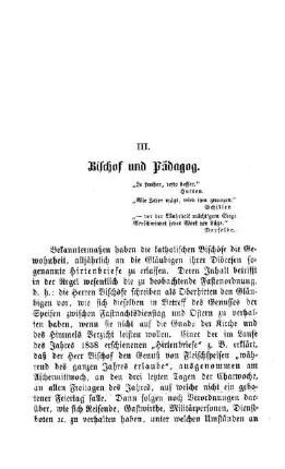 Bischof und Pädagog