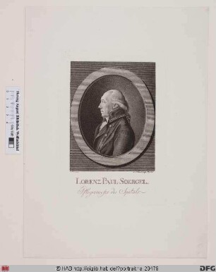 Bildnis Lorenz Paul Sörgel
