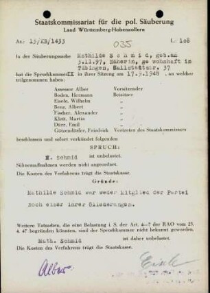Schmid, Mathilde
