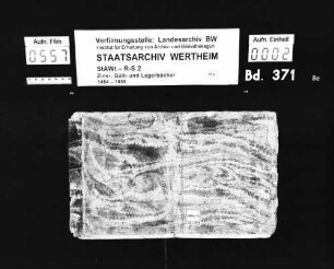 Manual über Gült und Zehnt des Bronnbacher Hofs in Würzburg zu Allersheim