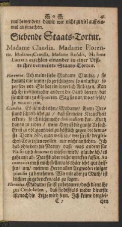 Siebende Staats-Tortur.