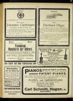 Nachruf : [Eberhard Hilger]