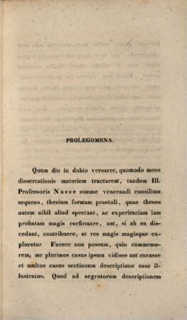 De nonnullis casibus morborum cerebri in clinico medico Bonnensi observatis