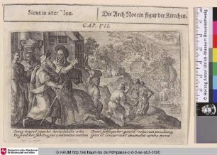 Sicutin arcae Noe; Die Arch Noe ein figur der Kircchen [Der Einzug in die Arche; Noah's ark; L'arche de Noe]