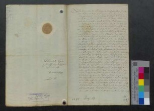 König Maximilian I. bestätigt die Privilegien der Kartause bei Freiburg.