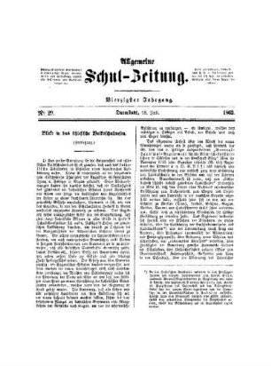 Blicke in das schlesische Volksschulwesen : (Fortsetzung)