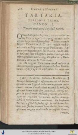 Tartaria. Periodus I.–III.