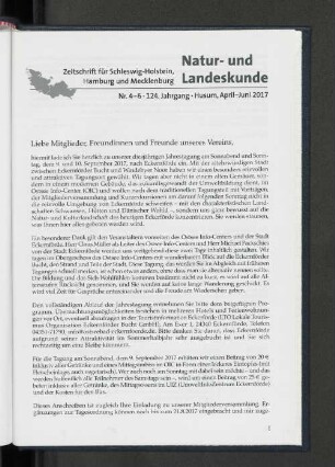 Nr. 4-6, 124. Jahrgang, April-Juni 2017