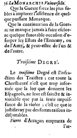 Troisiéme Degré.