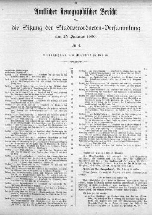 No. 4, 25. Januar 1900