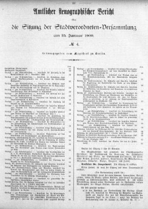 No. 4, 25. Januar 1900