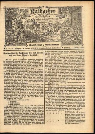 Ausgabe vom Sonntag, den 11. März 1900.