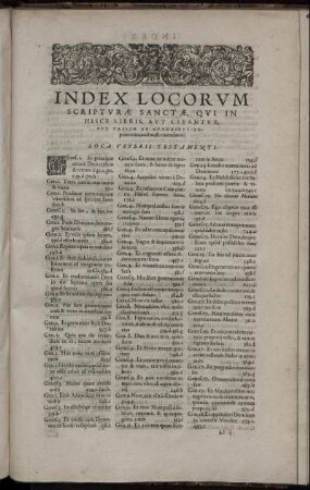 Index Locorum Scripturæ Sanctæ, Qui In Hisce Libris [...]