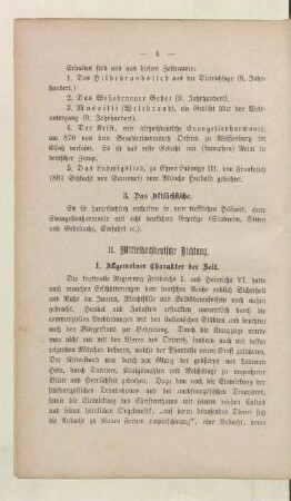 II. Mittelhochdeutsche Dichtung