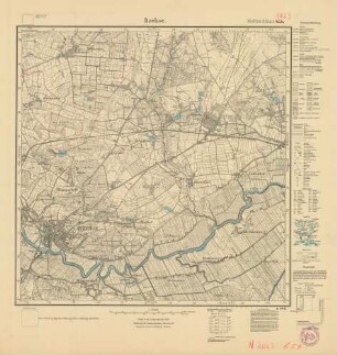 2023 (alte Nr.: 654) Itzehoe, Meßtischblatt