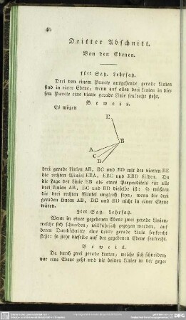 Dritter Abschnitt. Von den Ebenen