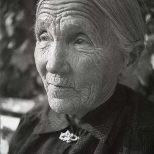 Portrait einer Greisin