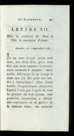 Lettre XII.