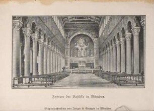 Inneres der Basilika in München.