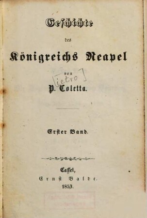 Geschichte des Königreichs Neapel, 1