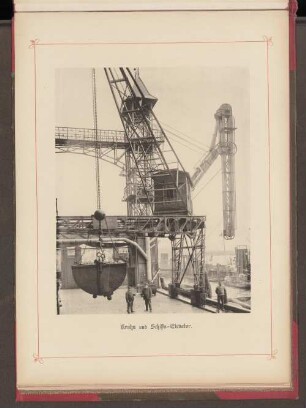 Krahn und Schiffs-Elevator.